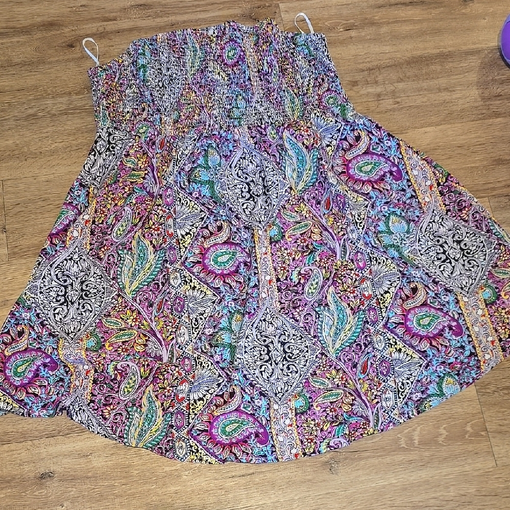 Colorful Paisley Dress
